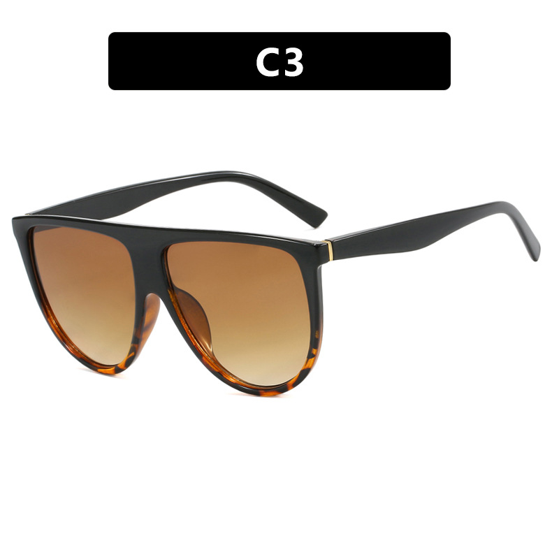 Female Anti-blue Light Large Frame Plain Glasses