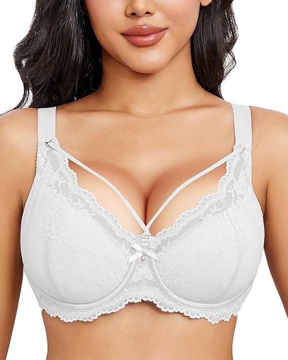 Sexy Lace Has Steel Ring Big Breast Small Push-up Adjustable Plus Size Bra