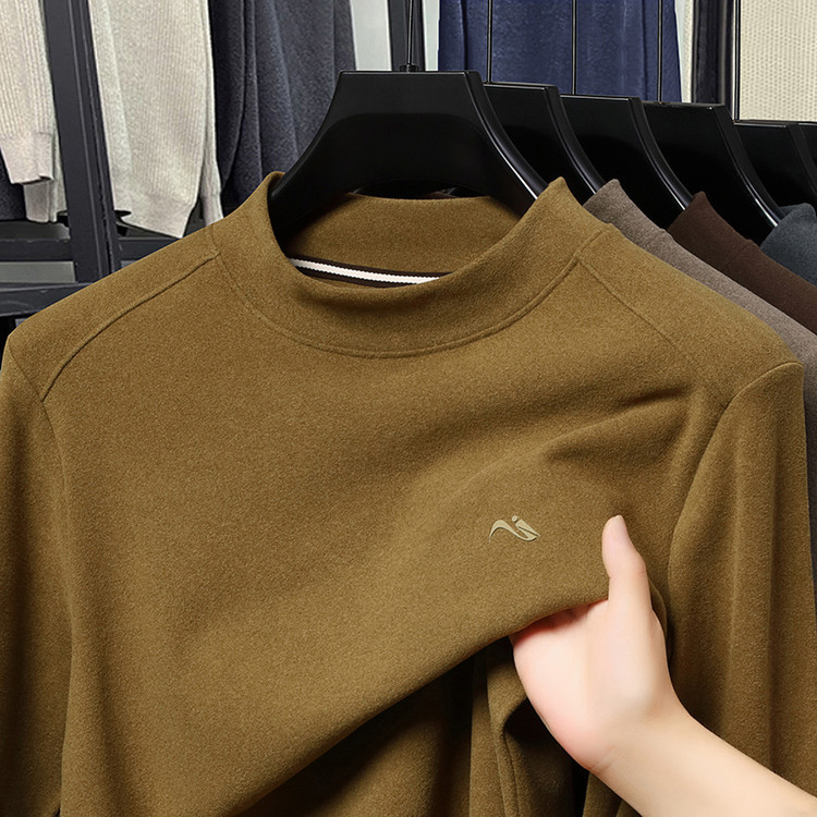 Crew Neck Casual Loose Long Sleeve Men's T-shirt