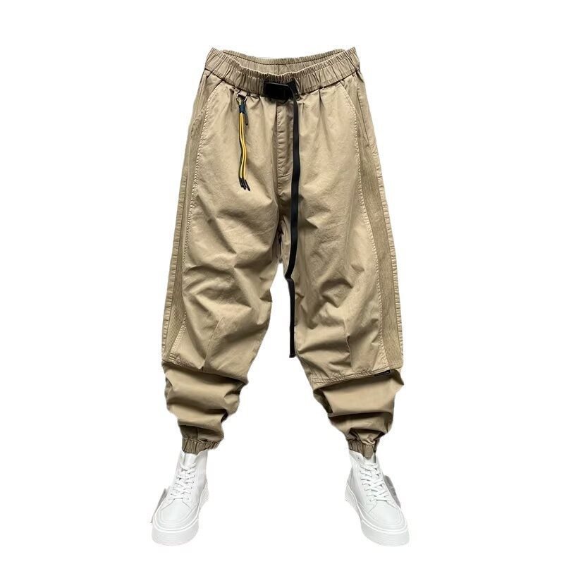 Men's Sports Pants Spring And Autumn Korean Style Workwear Ankle-tied