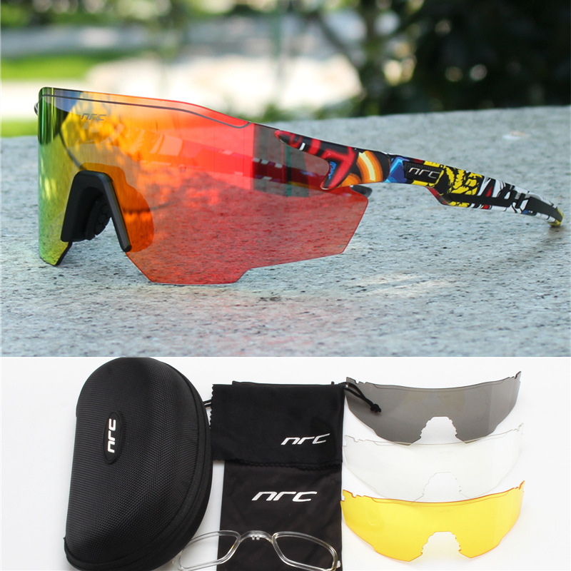 Ultra-light Frameless Photochromic Cycling Glasses For Mountaineering