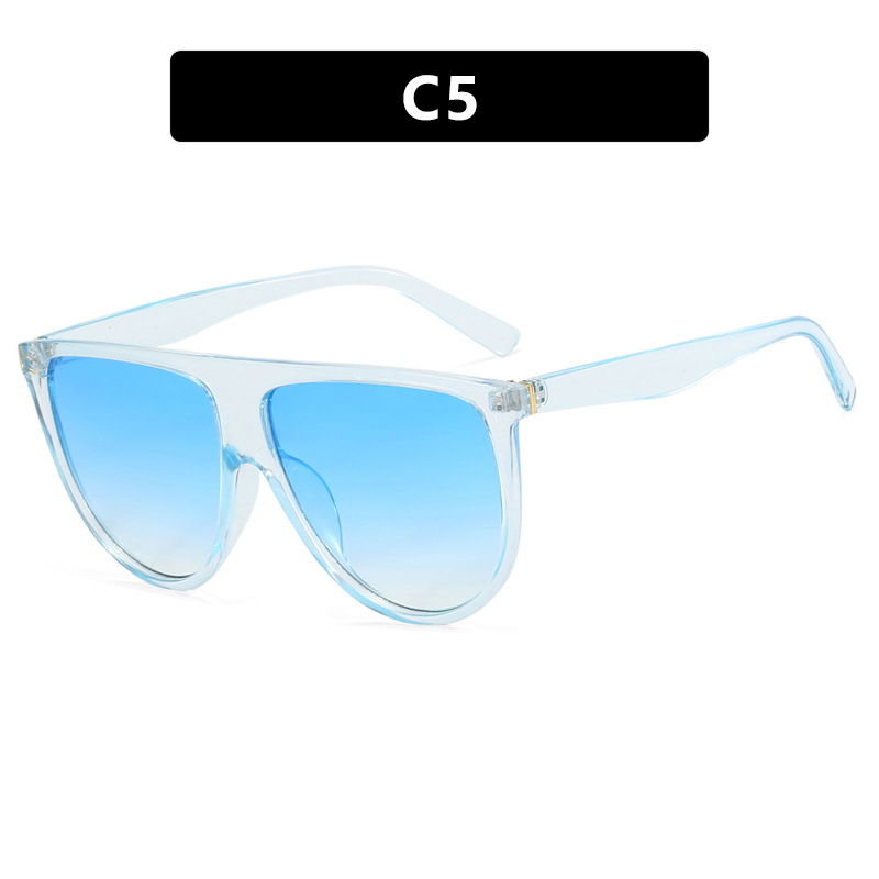 Female Anti-blue Light Large Frame Plain Glasses