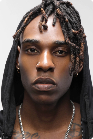 18K Gold Non-pierced Ear Clips For Men Hip-hop