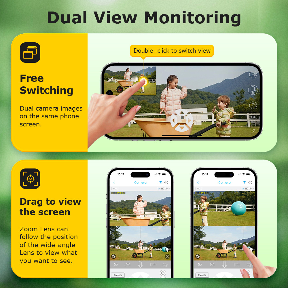 Jungle Camouflage 4G Solar Camera 6MP HD 20x Zoom Surveillance Camera