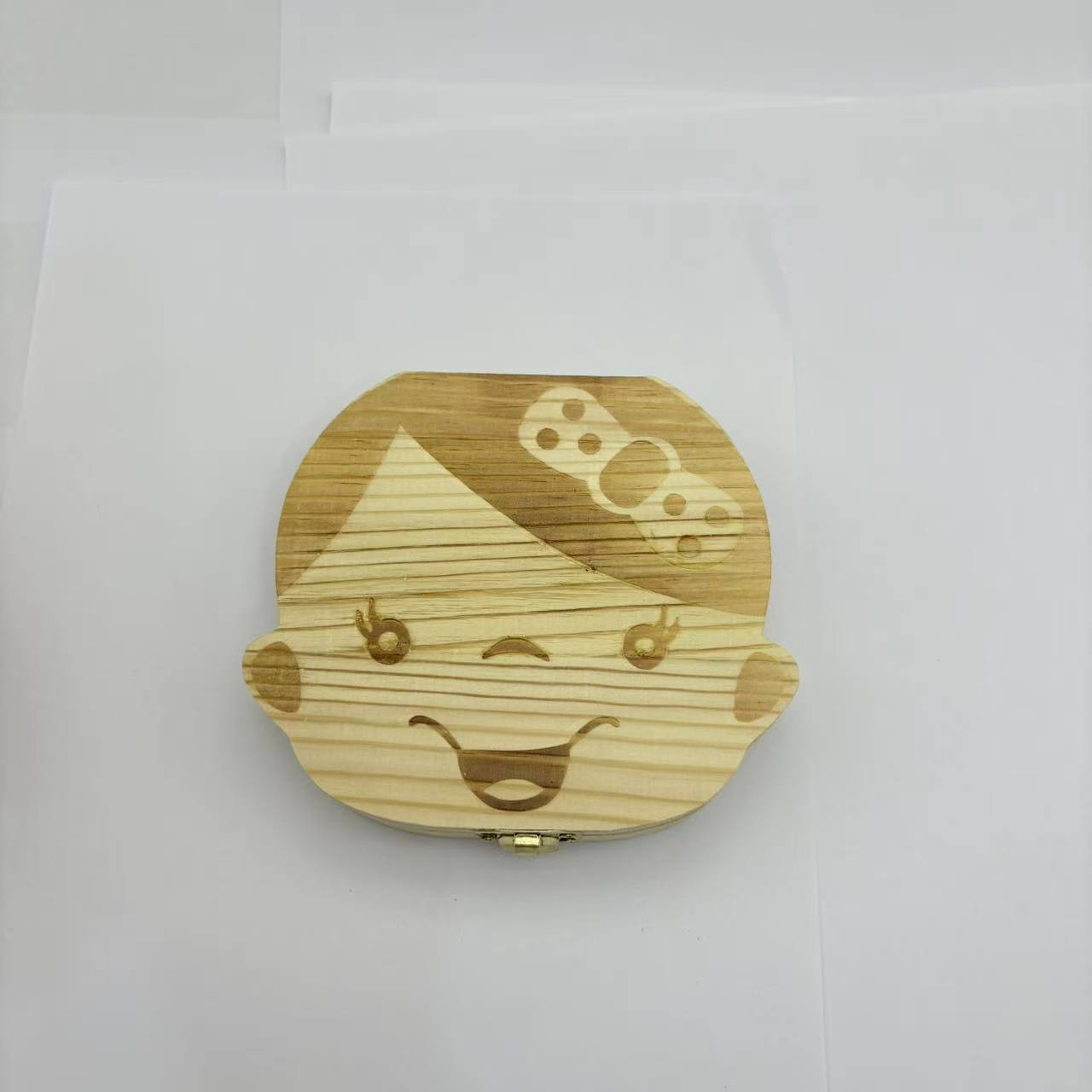 Wooden Fetal Hair Umbilical Cord Teeth Storage Box