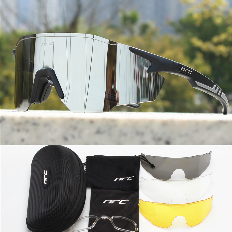 Ultra-light Frameless Photochromic Cycling Glasses For Mountaineering