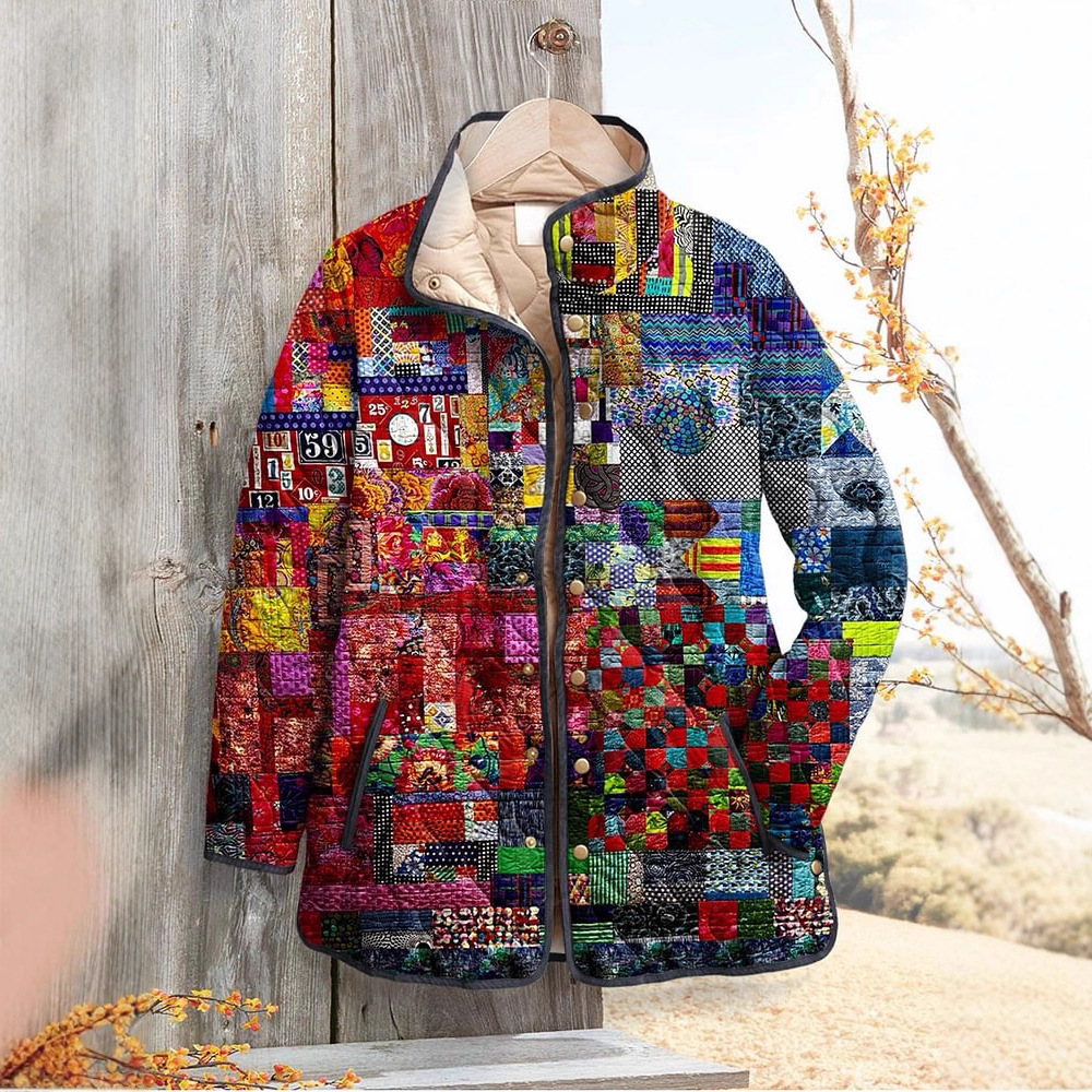 Women's Fashion Tuck Flower Digital Printed Female Cotton Clothing