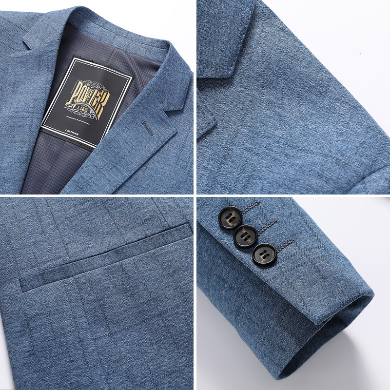 Spring Casual Men's Coat Slim Korean Style Trendy Handsome Suit