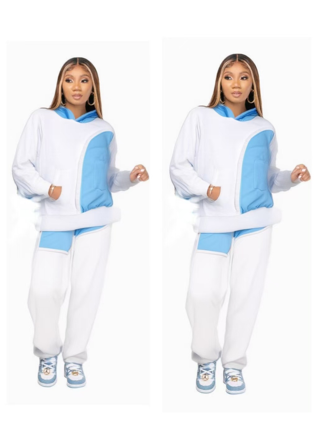 Women's Fashion Ankle-tied Long Sports Sweater Suit