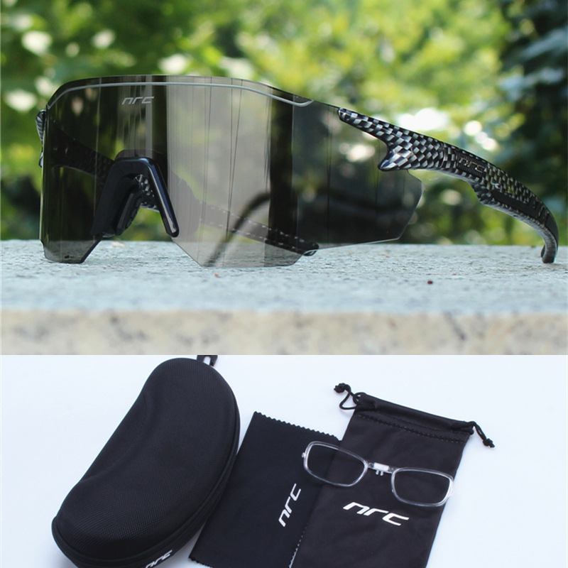 Ultra-light Frameless Photochromic Cycling Glasses For Mountaineering