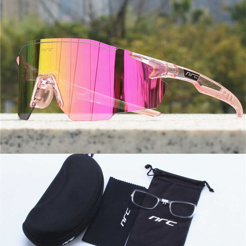 Ultra-light Frameless Photochromic Cycling Glasses For Mountaineering