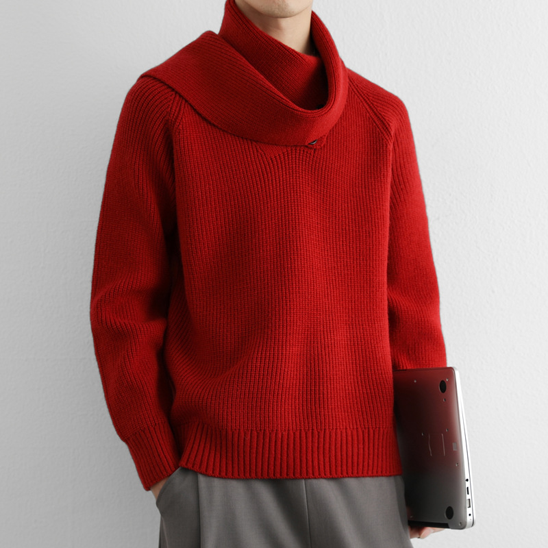 Fashion Knitwear Men's Idle Style Knitted Sweater