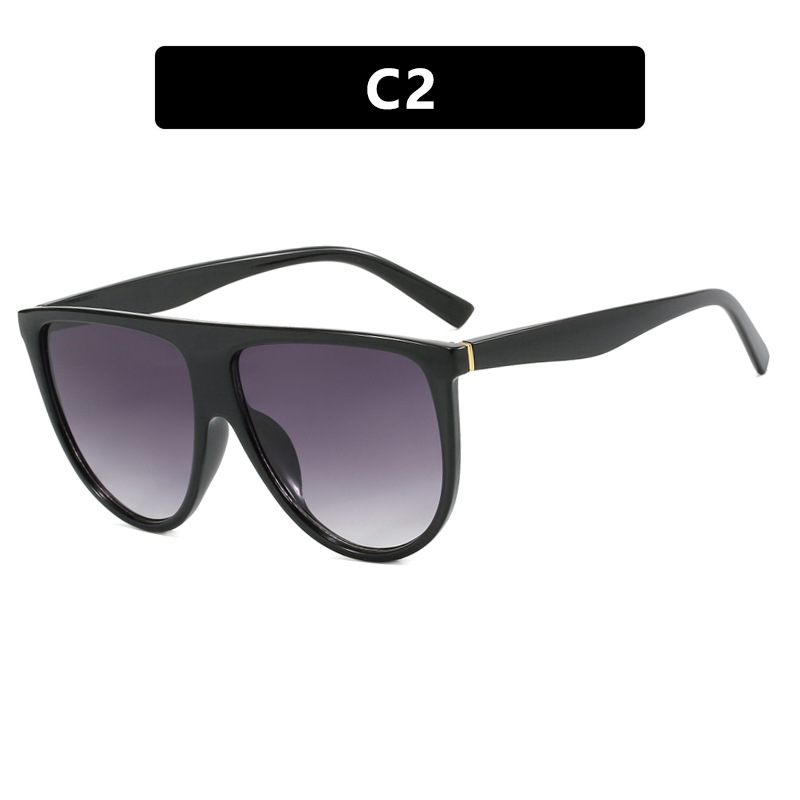 Female Anti-blue Light Large Frame Plain Glasses