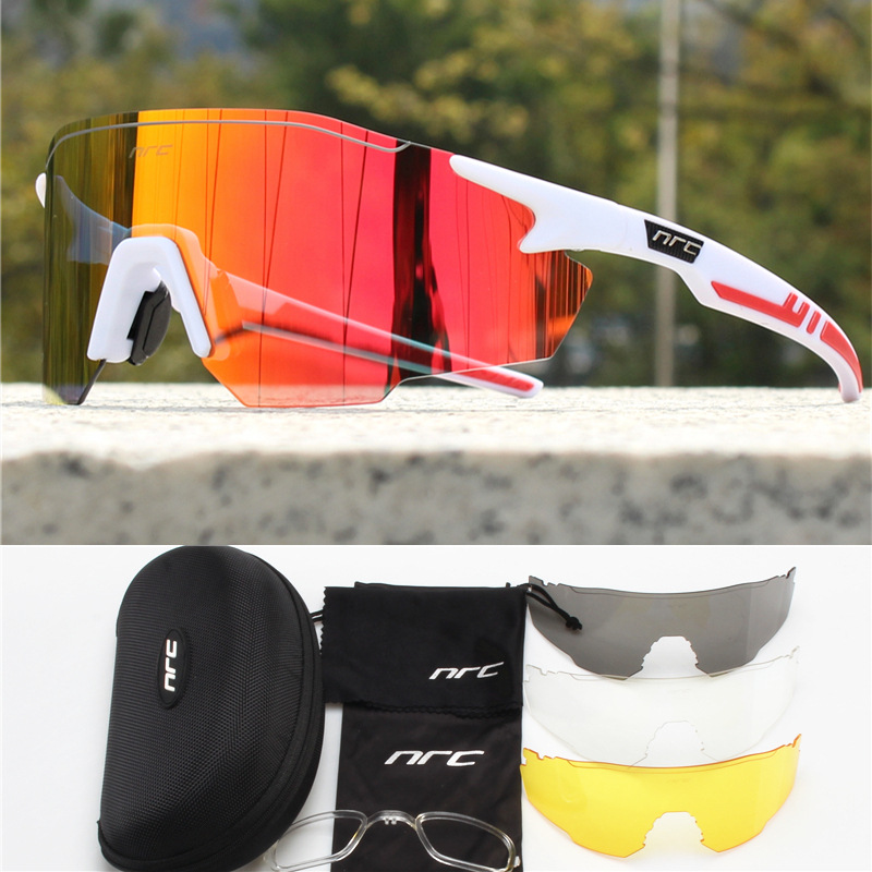 Ultra-light Frameless Photochromic Cycling Glasses For Mountaineering