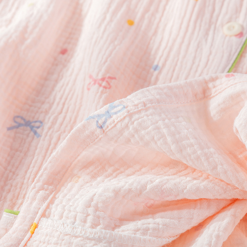 Women's Fashionable New Cotton Gauze Pajamas Set