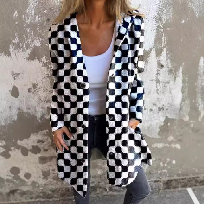 Cardigan Sweater Coat Knitted Long Loose-fitting Outerwear