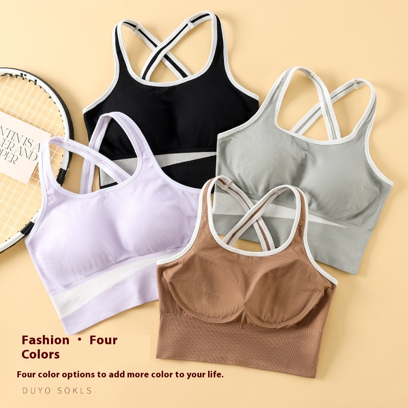 Large Size Without Steel Ring Shockproof Running Workout Exercise Underwear Women