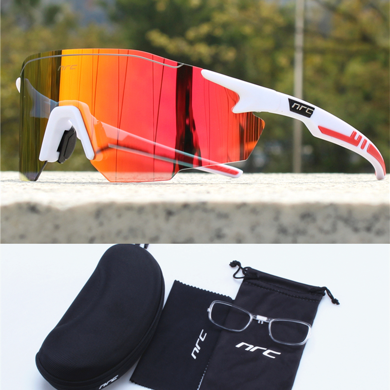 Ultra-light Frameless Photochromic Cycling Glasses For Mountaineering