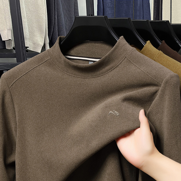 Crew Neck Casual Loose Long Sleeve Men's T-shirt